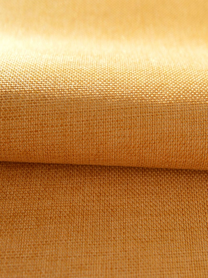 Cortina 100% opaca efecto moteado Amarillo oscuro - Kiabi
