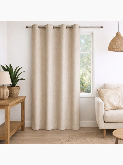 Cortina 100% opaca efecto moteado - Kiabi