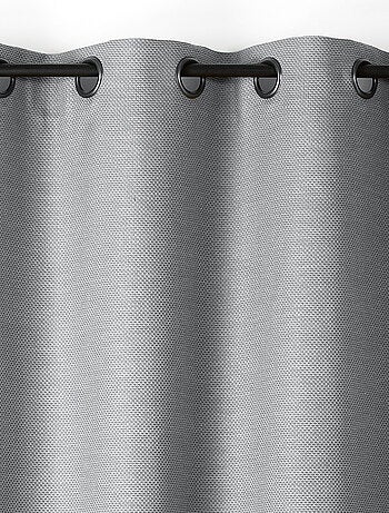 Cortina acústica de algodón y cáñamo – efecto trenzado natural