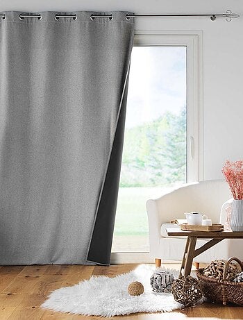 Cortina aislante con forro polar