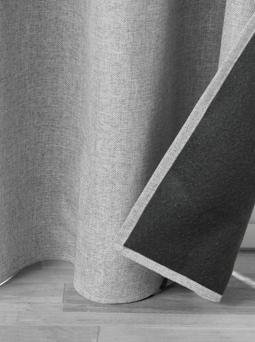 Cortina aislante con forro polar - Kiabi