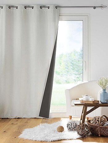 Cortina aislante con forro polar