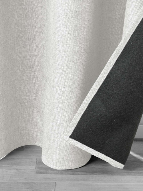 Cortina aislante con forro polar - Kiabi