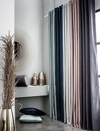 Cortina aislante de terciopelo - Kiabi