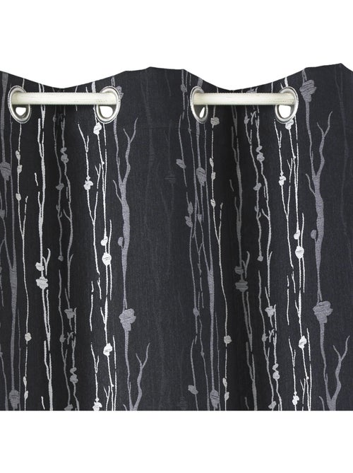 Cortina aislante en jacquard con estampado de raíces - Kiabi Cortina aislante en jacquard con estampado de raíces - Kiabi