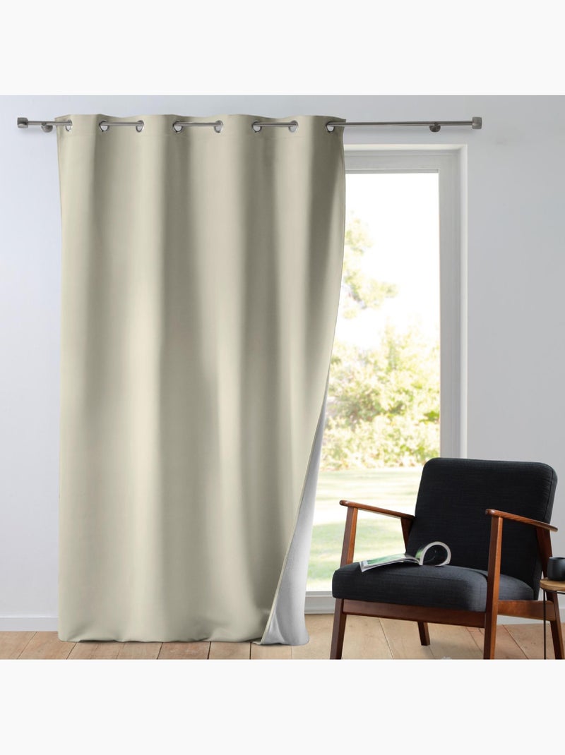 Cortina Aislante Térmica Uni Beige claro - Kiabi