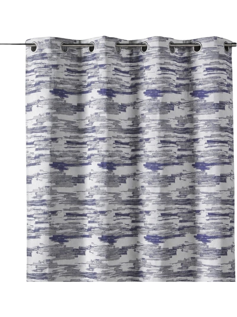 Cortina aislante térmica y acústica con estampado de camuflaje Azul - Kiabi
