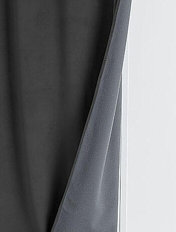 Cortina aislante y opaca de terciopelo con forro polar