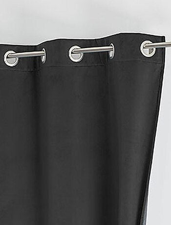 Cortina aislante y opaca de terciopelo con forro polar