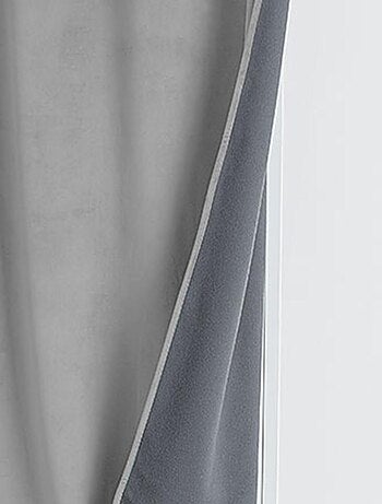 Cortina aislante y opaca de terciopelo con forro polar