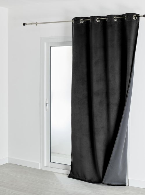 Cortina aislante y opaca de terciopelo con forro polar - Kiabi