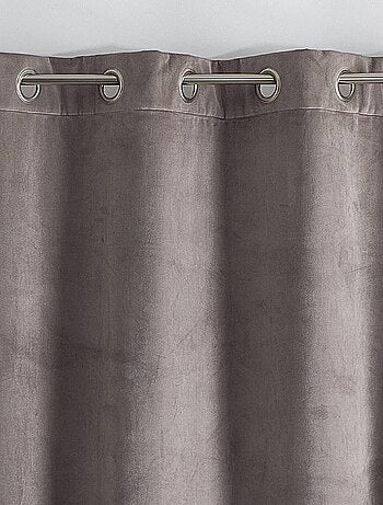 Cortina aislante y opaca de terciopelo con forro polar