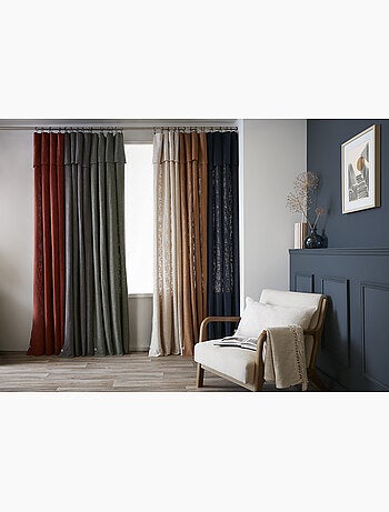 Cortina ajustable sixtine – algodón flameado- sixtine