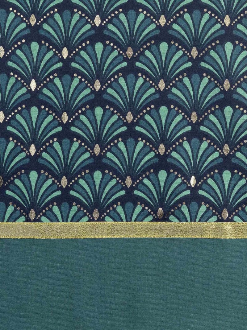 Cortina Art Déco Azul - Kiabi