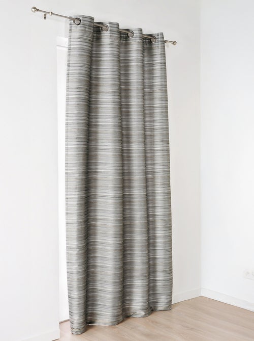 Cortina aspecto shantung con ollaos - Kiabi