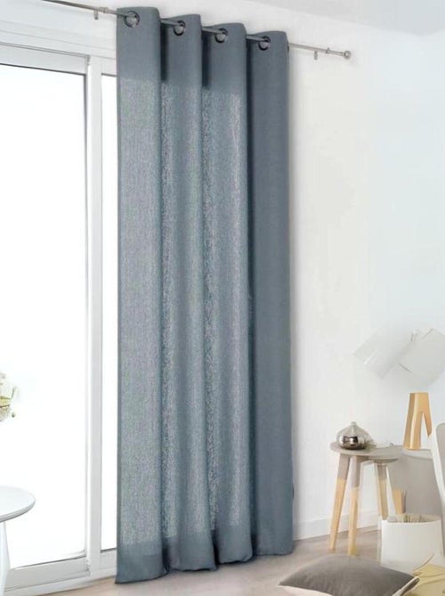 Cortina “auténtica” 100% lino - Kiabi