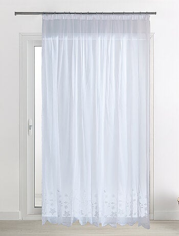 Cortina "BIARRITZ" con trenza fruncida