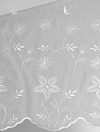 Cortina "BIARRITZ" con trenza fruncida