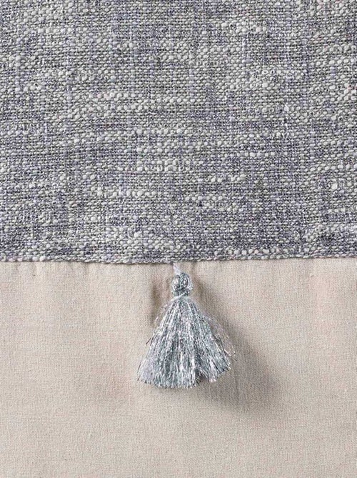 Cortina bohemia con ribete dorado o plateado - Kiabi