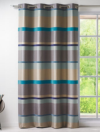 Cortina Bouchara en jacquard rayas horizontales