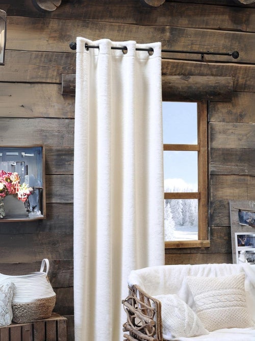 Cortina cocooning de imitación de piel - Kiabi