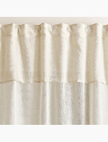 Cortina colgante 3 en 1 con cenefa