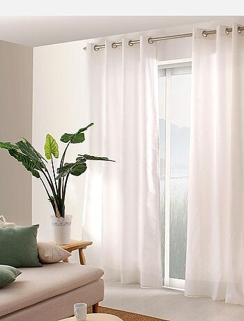 Cortina colorida de algodón puro 8 ollaos