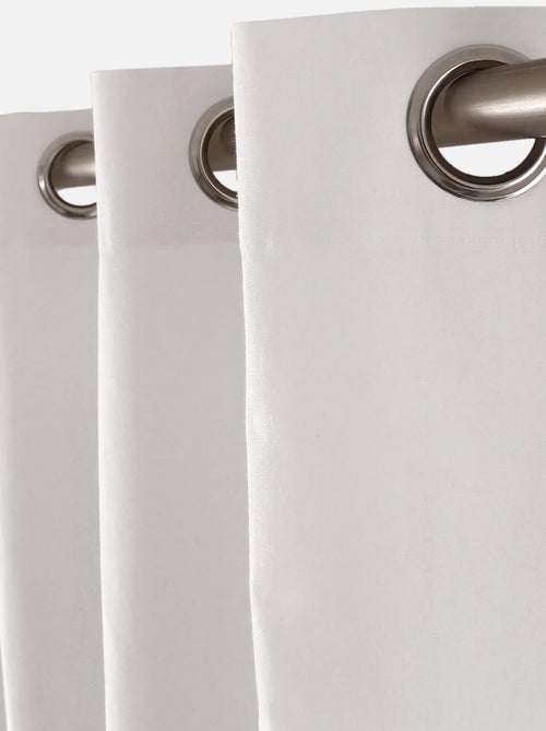 Cortina colorida de algodón puro 8 ollaos - Kiabi