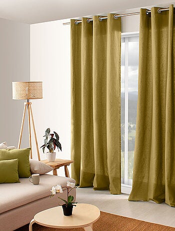 Cortina colorida de algodón puro 8 ollaos