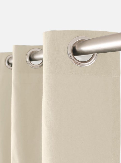 Cortina colorida de algodón puro 8 ollaos - Kiabi