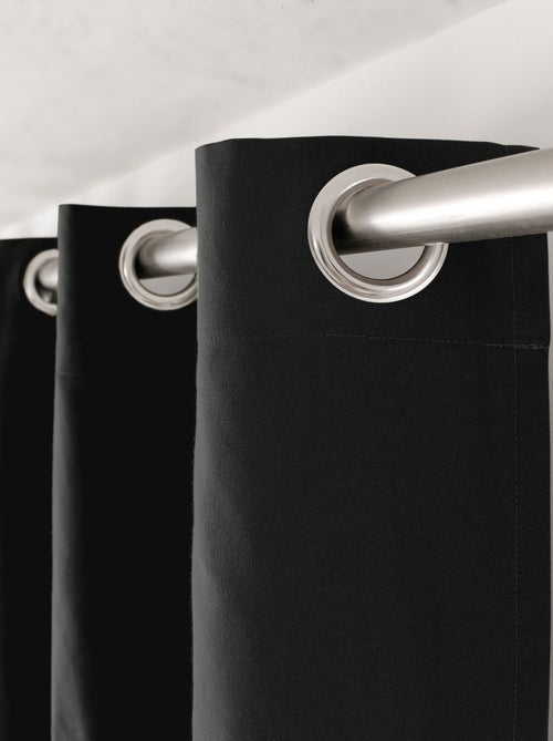 Cortina colorida de algodón puro 8 ollaos - Kiabi