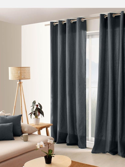 Cortina colorida de algodón puro 8 ollaos - Kiabi