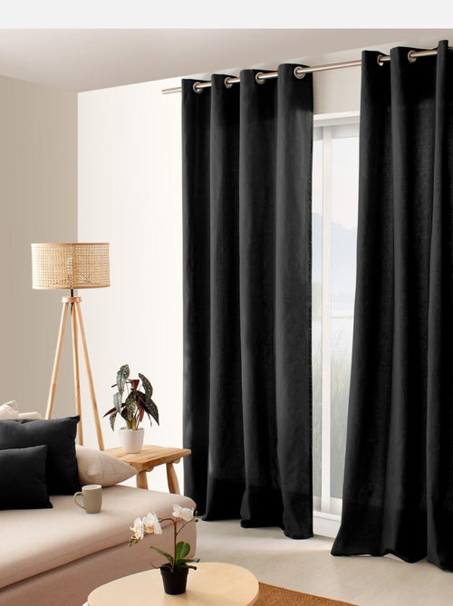 Cortina colorida de algodón puro 8 ollaos - Kiabi