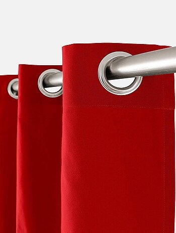 Cortina colorida de algodón puro 8 ollaos