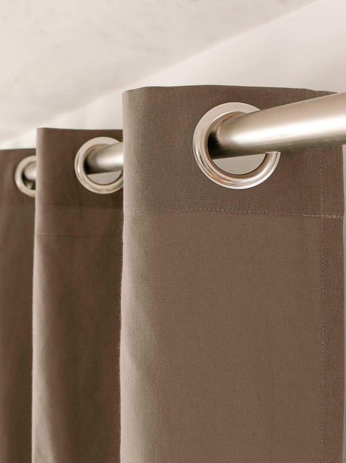 Cortina colorida de algodón puro 8 ollaos - Kiabi