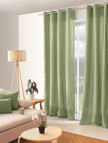 Cortina colorida de algodón puro 8 ollaos