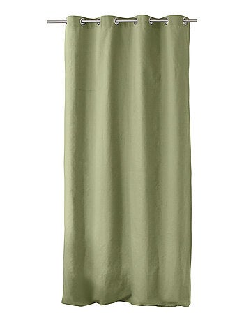 Cortina colorida de algodón puro 8 ollaos