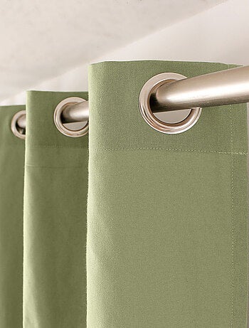 Cortina colorida de algodón puro 8 ollaos