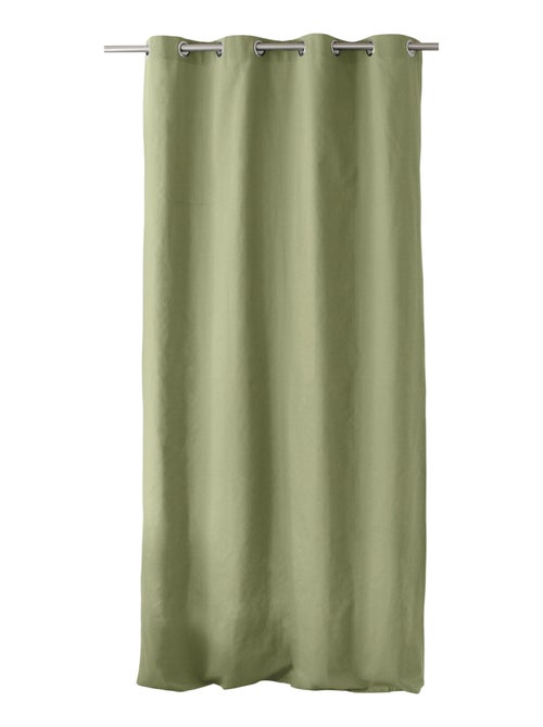 Cortina colorida de algodón puro 8 ollaos - Kiabi