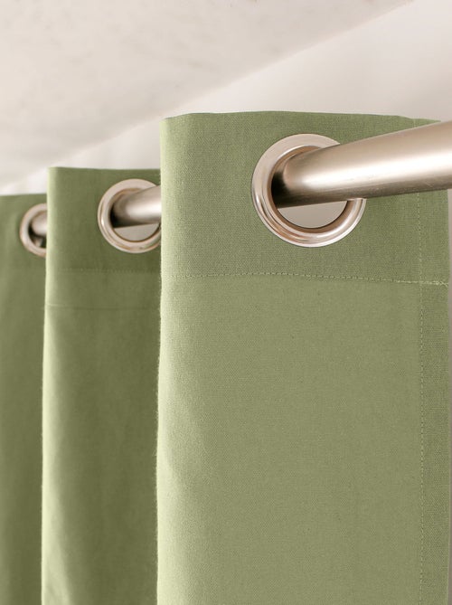 Cortina colorida de algodón puro 8 ollaos - Kiabi