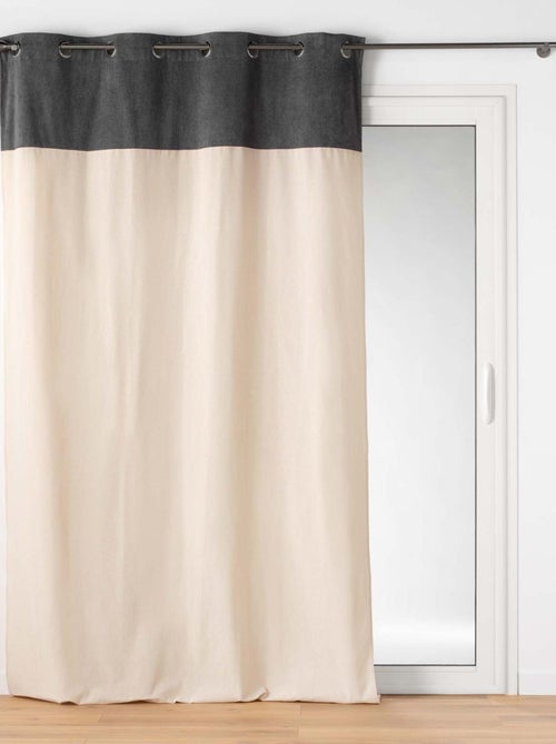 Cortina con bucles en la parte superior - Kiabi