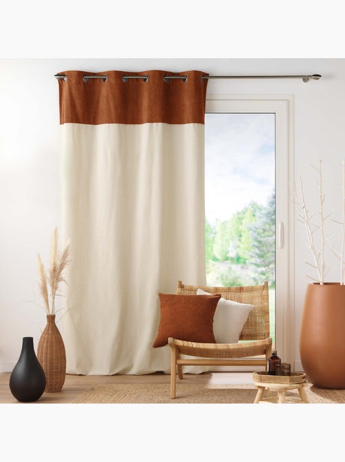 Cortina con bucles en la parte superior - Kiabi