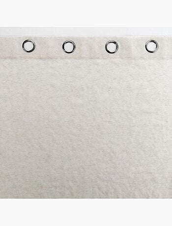 Cortina con efecto lino tejido – Elegancia natural y luz difusa