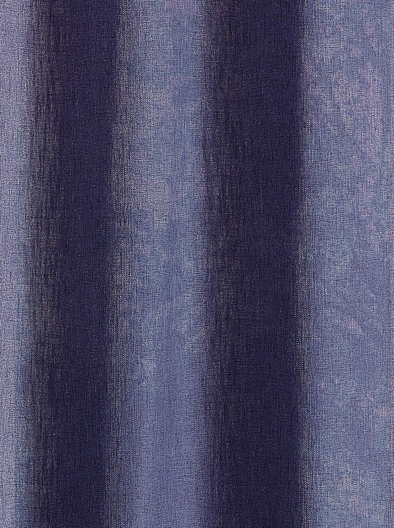 Cortina con efecto tejido Azul - Kiabi