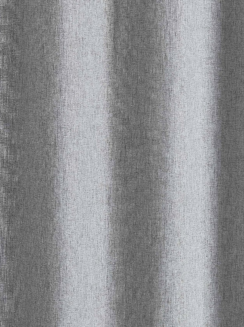 Cortina con efecto tejido Gris claro - Kiabi