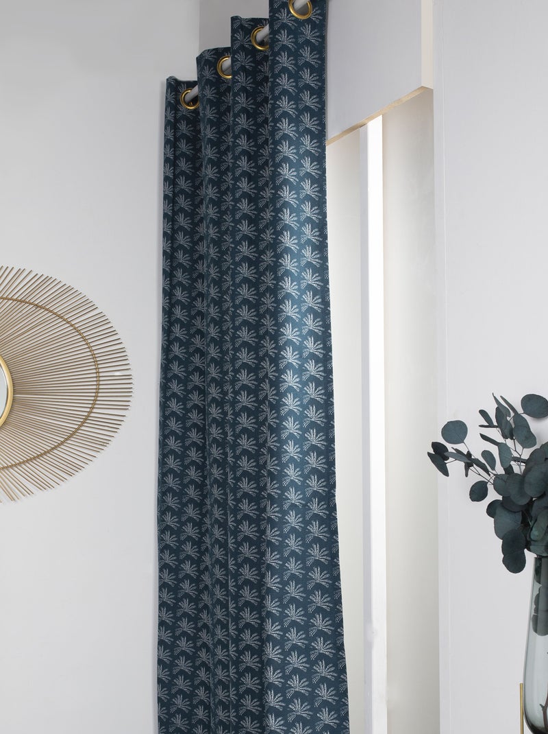 Cortina con estampado de 'hojas' estampado - Kiabi