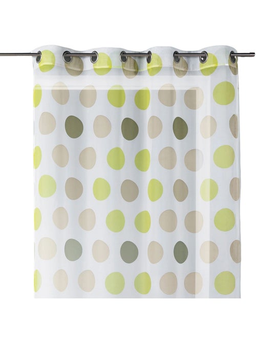 Cortina con estampado de lunares verdes grandes - Kiabi Cortina con estampado de lunares verdes grandes - Kiabi