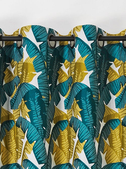 Cortina con estampado de plátanos - Kiabi