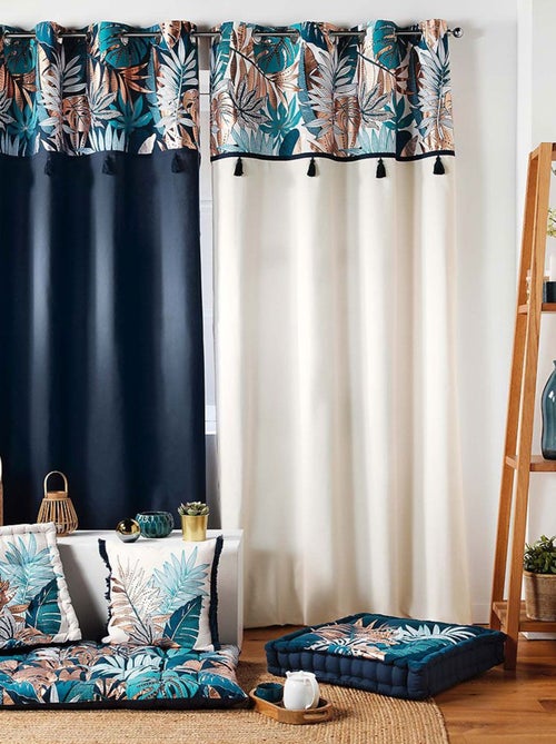 Cortina con estampado exótico - Kiabi