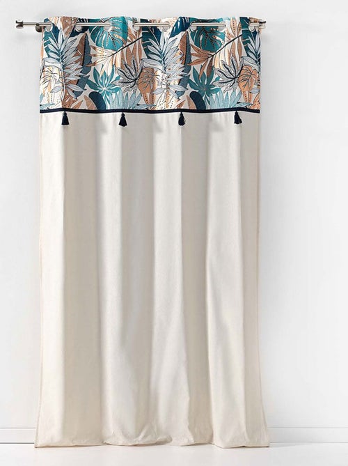 Cortina con estampado exótico - Kiabi